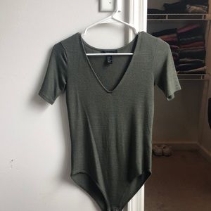 Olive Green Bodysuit